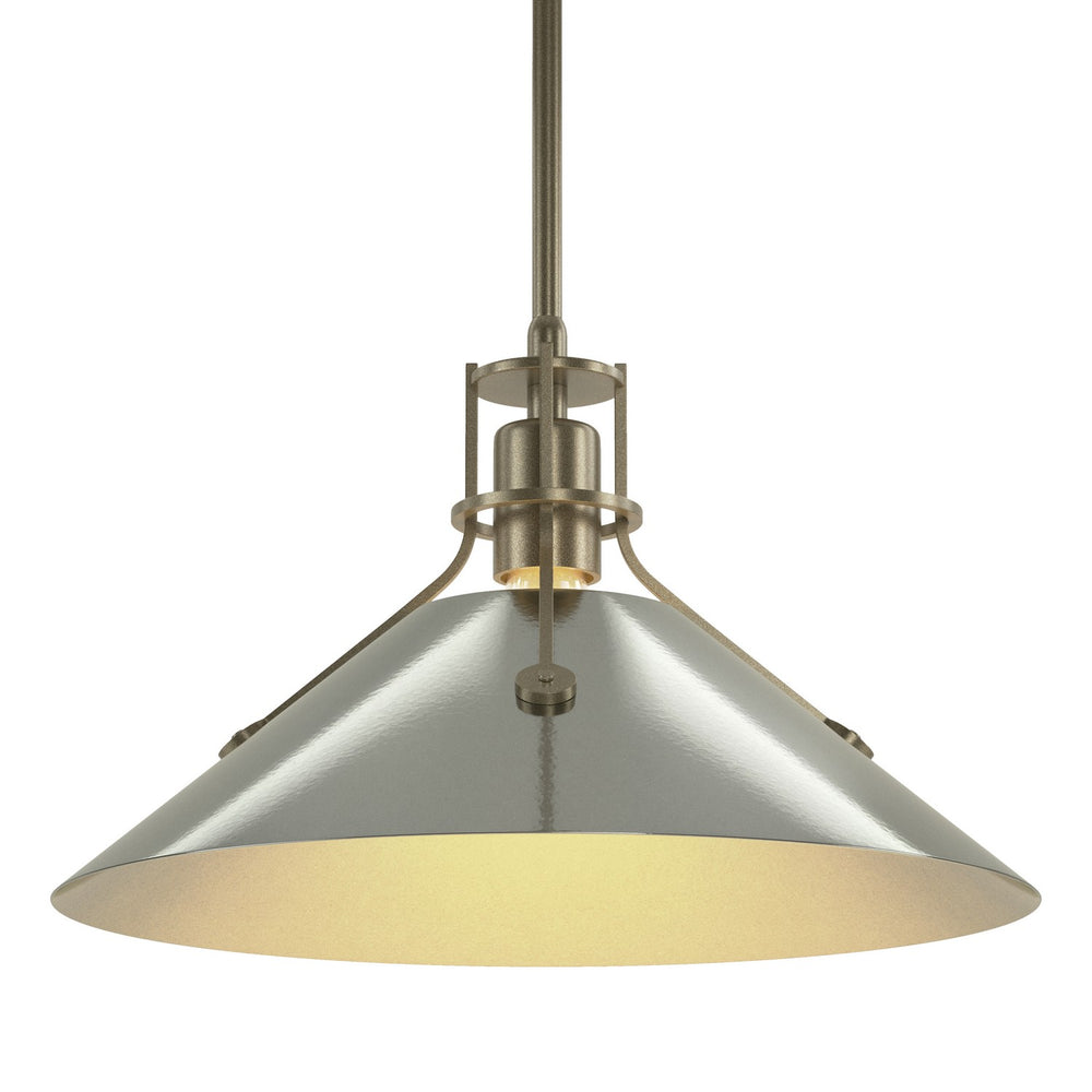 Hubbardton Forge - One Light Pendant - Henry - Soft Gold- Union Lighting Luminaires Decor