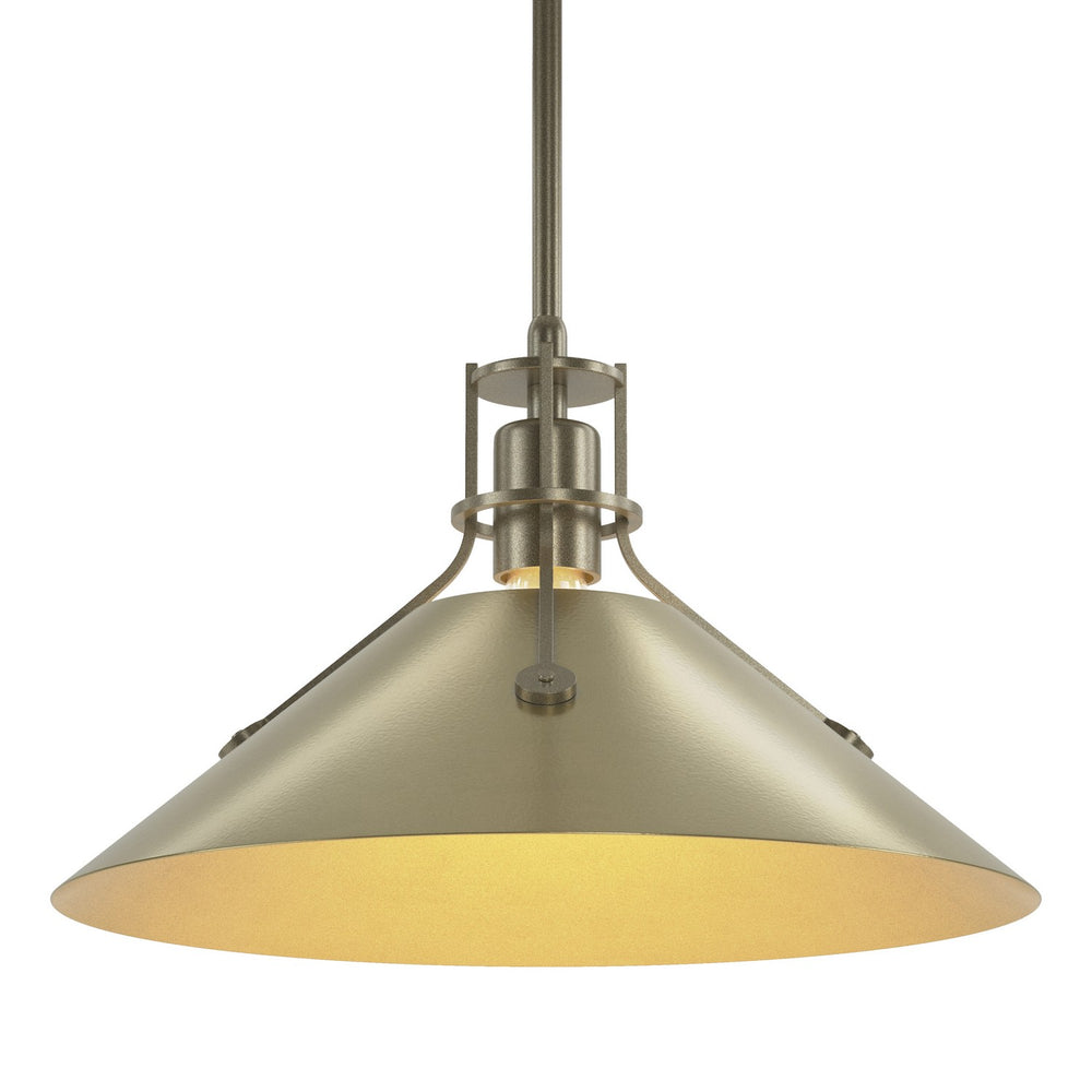 Hubbardton Forge - One Light Pendant - Henry - Soft Gold- Union Lighting Luminaires Decor