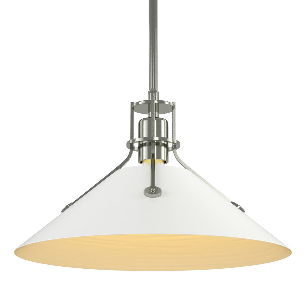 Hubbardton Forge - One Light Pendant - Henry - Sterling- Union Lighting Luminaires Decor