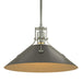 Hubbardton Forge - One Light Pendant - Henry - Sterling- Union Lighting Luminaires Decor