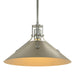 Hubbardton Forge - One Light Pendant - Henry - Sterling- Union Lighting Luminaires Decor