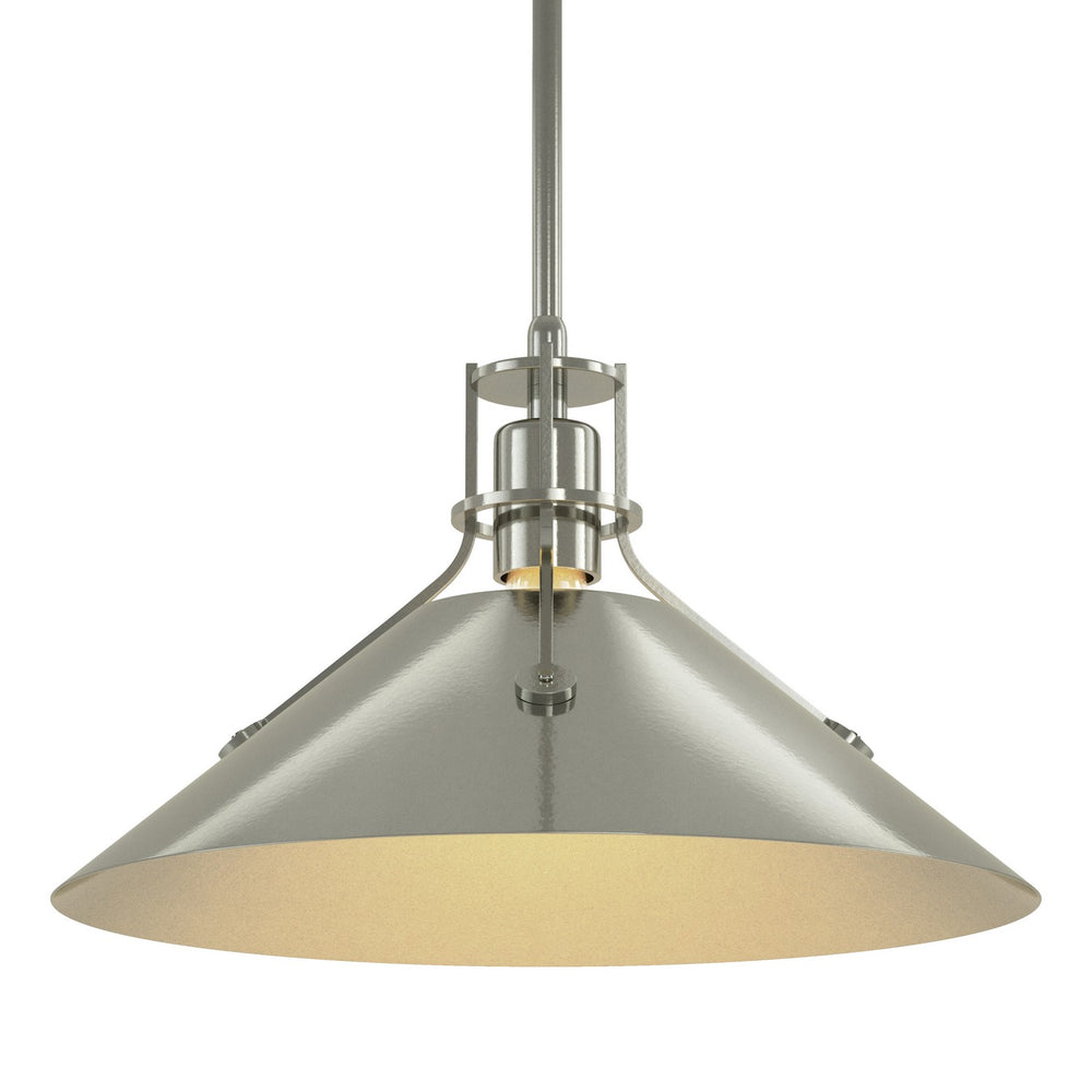 Hubbardton Forge - One Light Pendant - Henry - Sterling- Union Lighting Luminaires Decor
