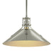 Hubbardton Forge - One Light Pendant - Henry - Sterling- Union Lighting Luminaires Decor
