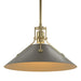 Hubbardton Forge - One Light Pendant - Henry - Modern Brass- Union Lighting Luminaires Decor