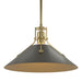 Hubbardton Forge - One Light Pendant - Henry - Modern Brass- Union Lighting Luminaires Decor