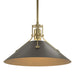 Hubbardton Forge - One Light Pendant - Henry - Modern Brass- Union Lighting Luminaires Decor
