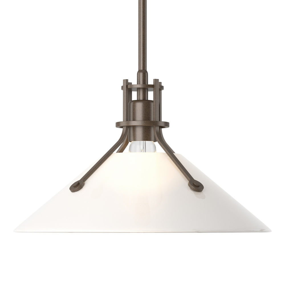 Hubbardton Forge - One Light Pendant - Henry - Bronze- Union Lighting Luminaires Decor