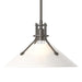 Hubbardton Forge - One Light Pendant - Henry - Dark Smoke- Union Lighting Luminaires Decor