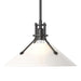 Hubbardton Forge - One Light Pendant - Henry - Black- Union Lighting Luminaires Decor