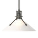 Hubbardton Forge - One Light Pendant - Henry - Natural Iron- Union Lighting Luminaires Decor