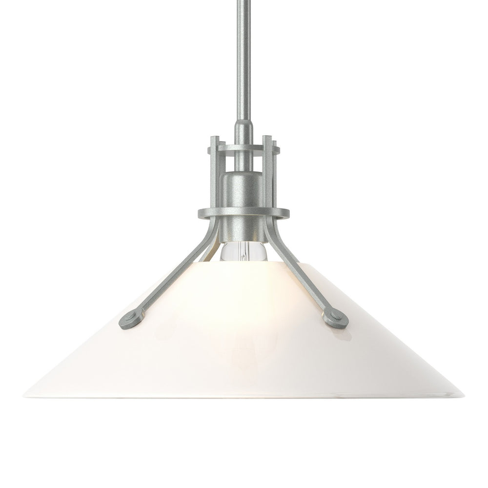 Hubbardton Forge - One Light Pendant - Henry - Vintage Platinum- Union Lighting Luminaires Decor