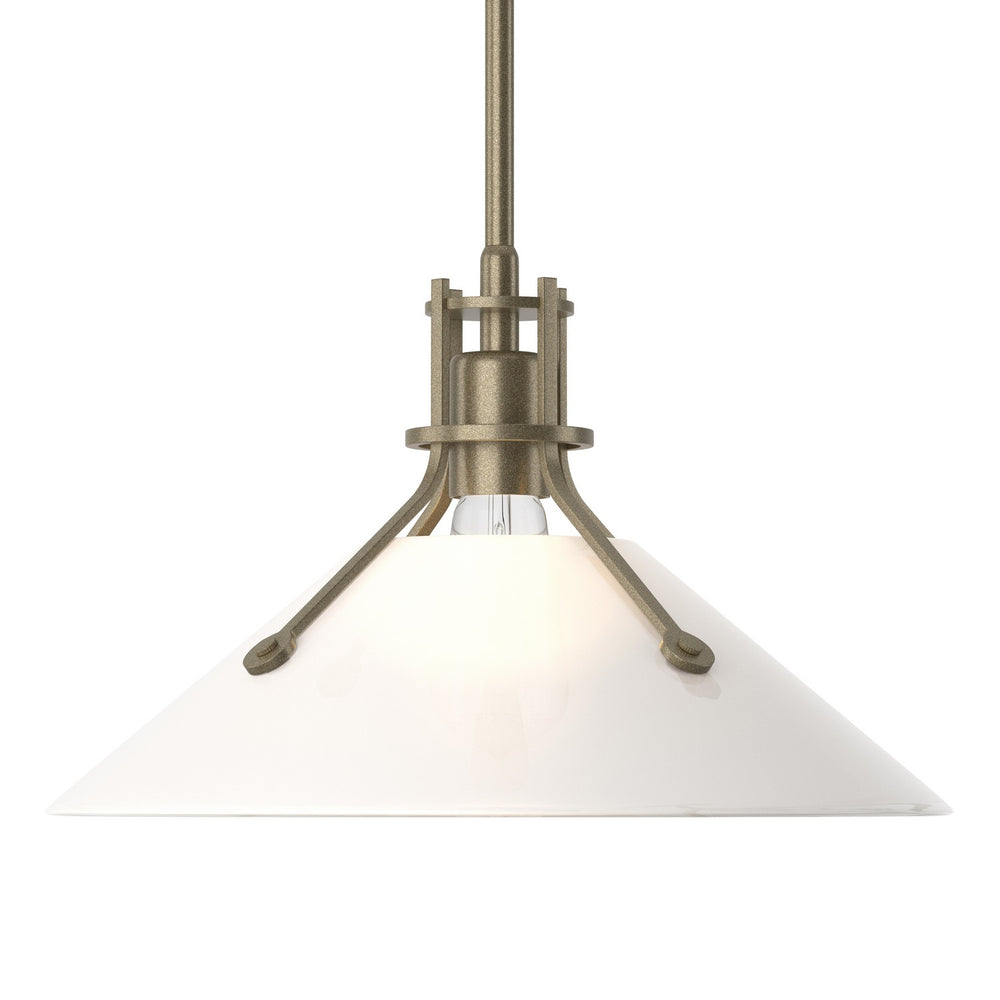 Hubbardton Forge - One Light Pendant - Henry - Soft Gold- Union Lighting Luminaires Decor