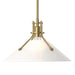 Hubbardton Forge - One Light Pendant - Henry - Modern Brass- Union Lighting Luminaires Decor