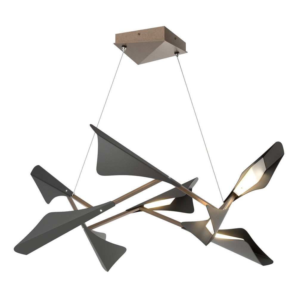 Hubbardton Forge - LED Pendant - Plume - Bronze- Union Lighting Luminaires Decor