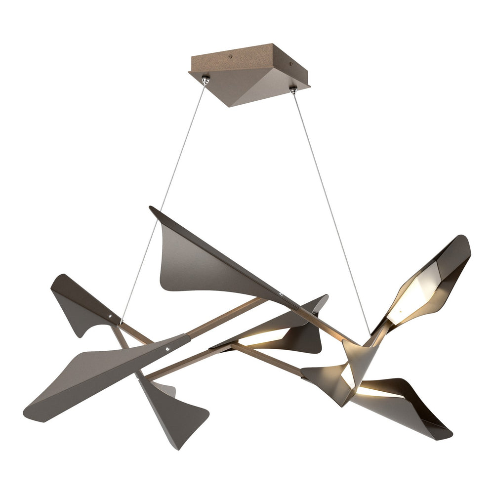 Hubbardton Forge - LED Pendant - Plume - Bronze- Union Lighting Luminaires Decor