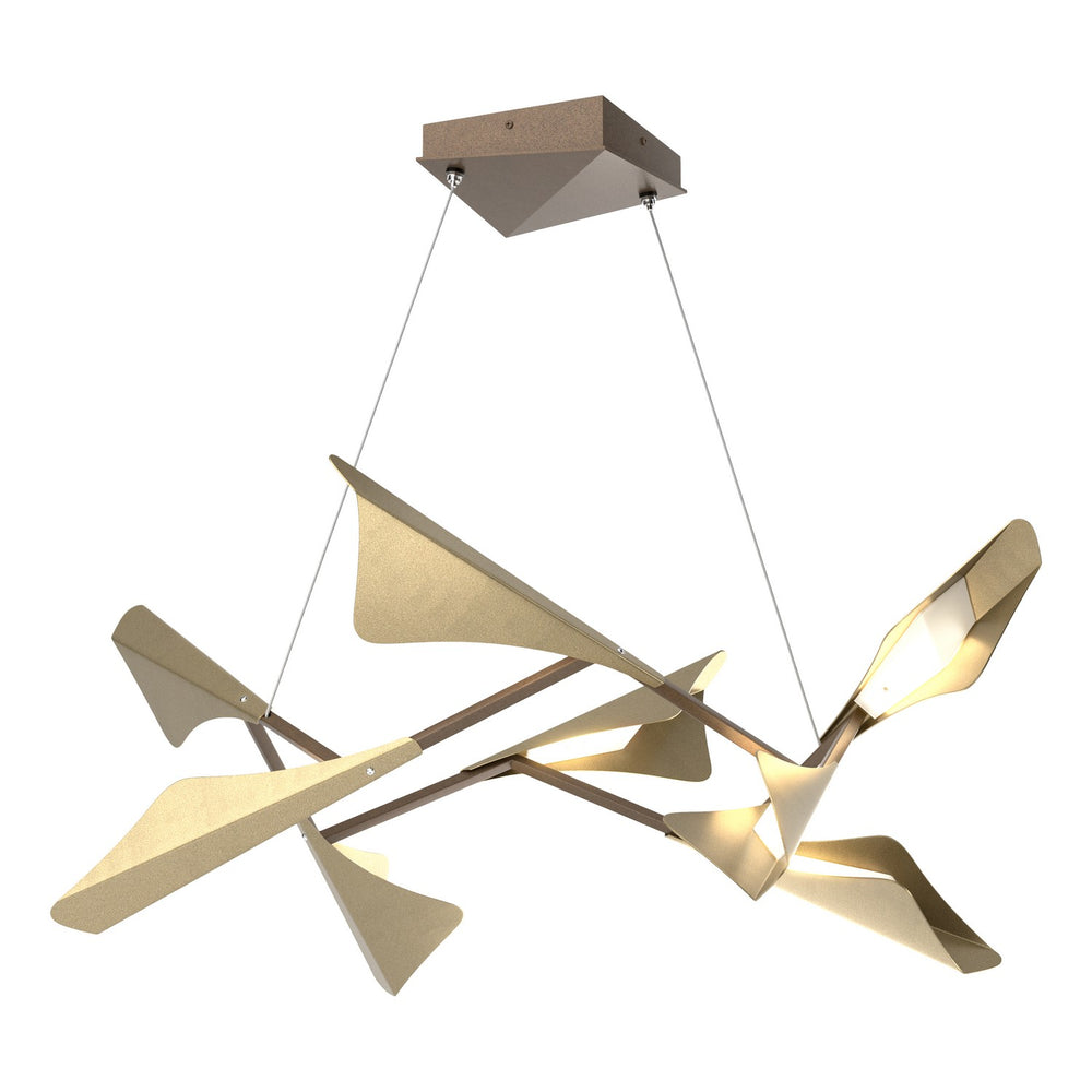 Hubbardton Forge - LED Pendant - Plume - Bronze- Union Lighting Luminaires Decor