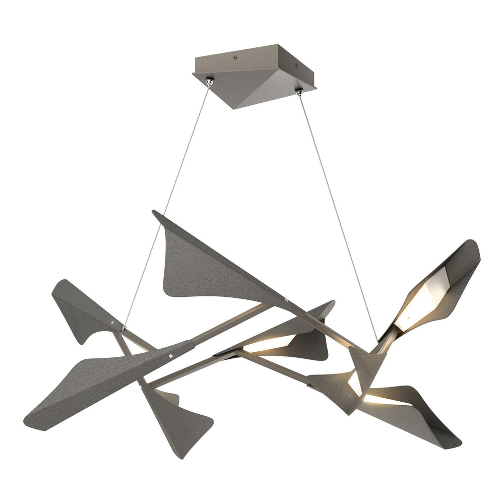 Hubbardton Forge - LED Pendant - Plume - Dark Smoke- Union Lighting Luminaires Decor