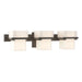 Hubbardton Forge - Three Light Wall Sconce - Kakomi - Dark Smoke- Union Lighting Luminaires Decor
