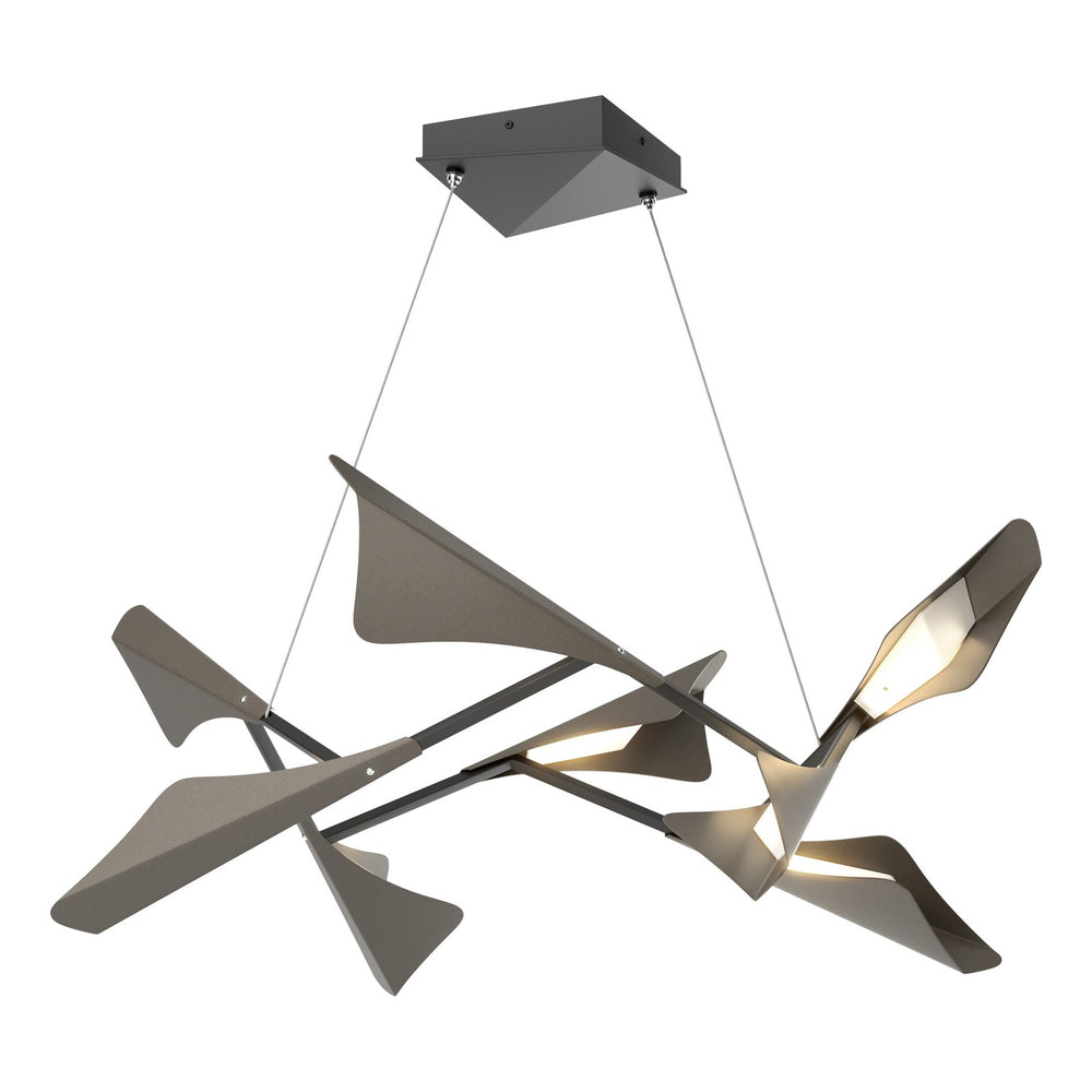 Hubbardton Forge - LED Pendant - Plume - Black- Union Lighting Luminaires Decor