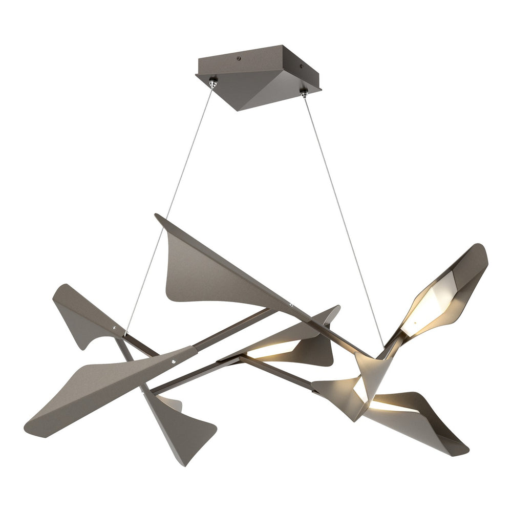 Hubbardton Forge - LED Pendant - Plume - Oil Rubbed Bronze- Union Lighting Luminaires Decor