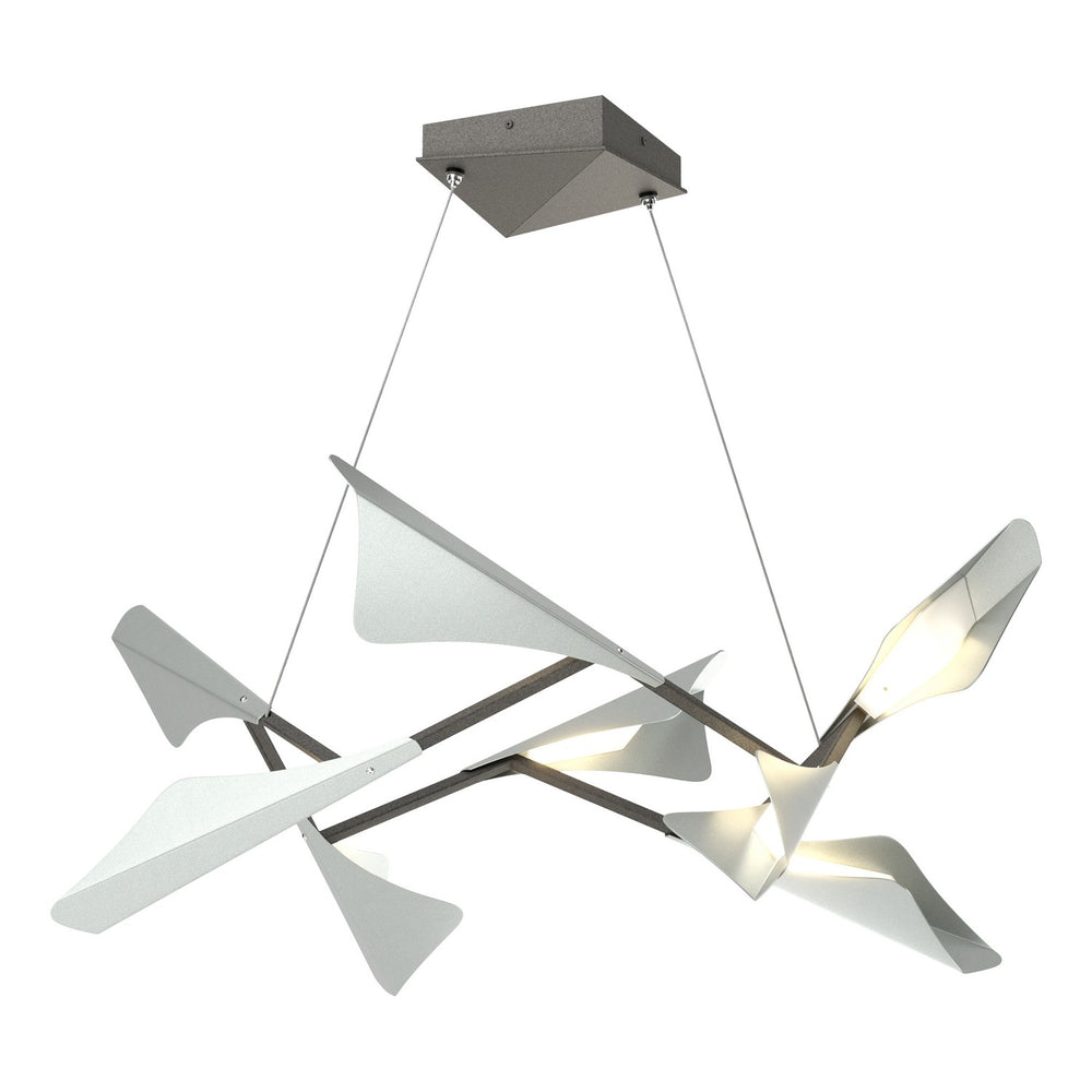 Hubbardton Forge - LED Pendant - Plume - Natural Iron- Union Lighting Luminaires Decor