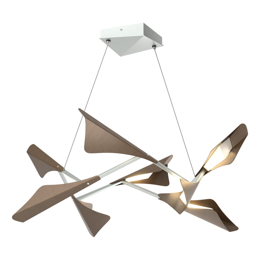 Hubbardton Forge - LED Pendant - Plume - Vintage Platinum- Union Lighting Luminaires Decor