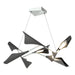 Hubbardton Forge - LED Pendant - Plume - Vintage Platinum- Union Lighting Luminaires Decor