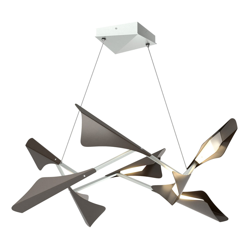 Hubbardton Forge - LED Pendant - Plume - Vintage Platinum- Union Lighting Luminaires Decor
