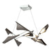 Hubbardton Forge - LED Pendant - Plume - Vintage Platinum- Union Lighting Luminaires Decor
