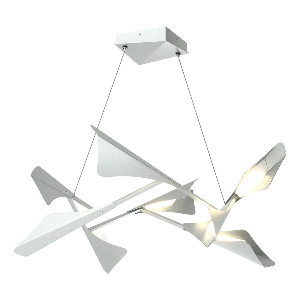 Hubbardton Forge - LED Pendant - Plume - Vintage Platinum- Union Lighting Luminaires Decor