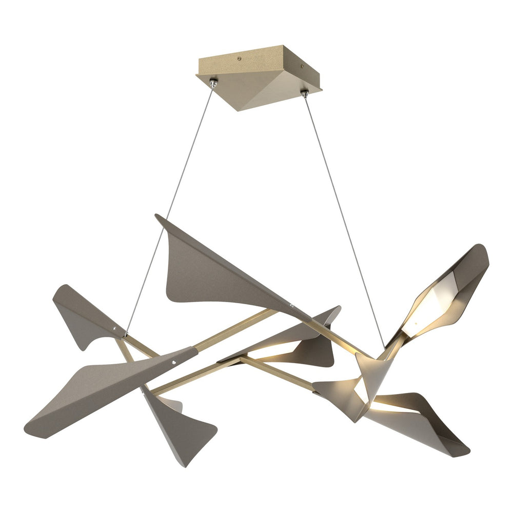Hubbardton Forge - LED Pendant - Plume - Soft Gold- Union Lighting Luminaires Decor
