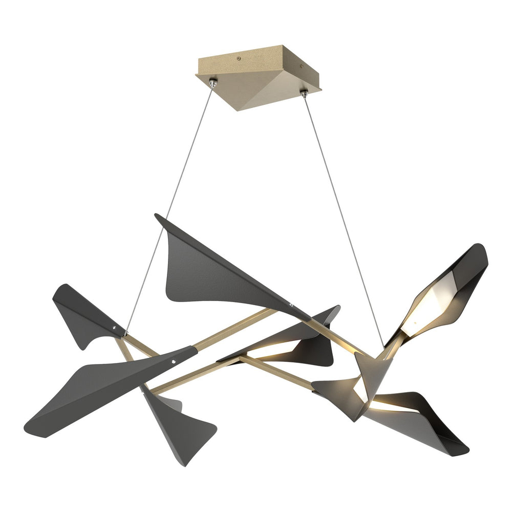 Hubbardton Forge - LED Pendant - Plume - Soft Gold- Union Lighting Luminaires Decor