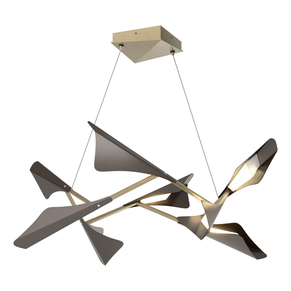 Hubbardton Forge - LED Pendant - Plume - Soft Gold- Union Lighting Luminaires Decor