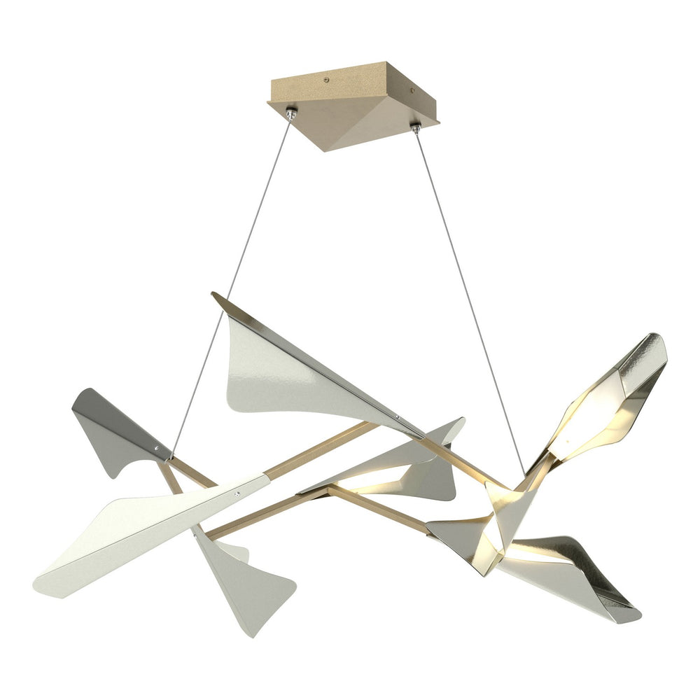 Hubbardton Forge - LED Pendant - Plume - Soft Gold- Union Lighting Luminaires Decor