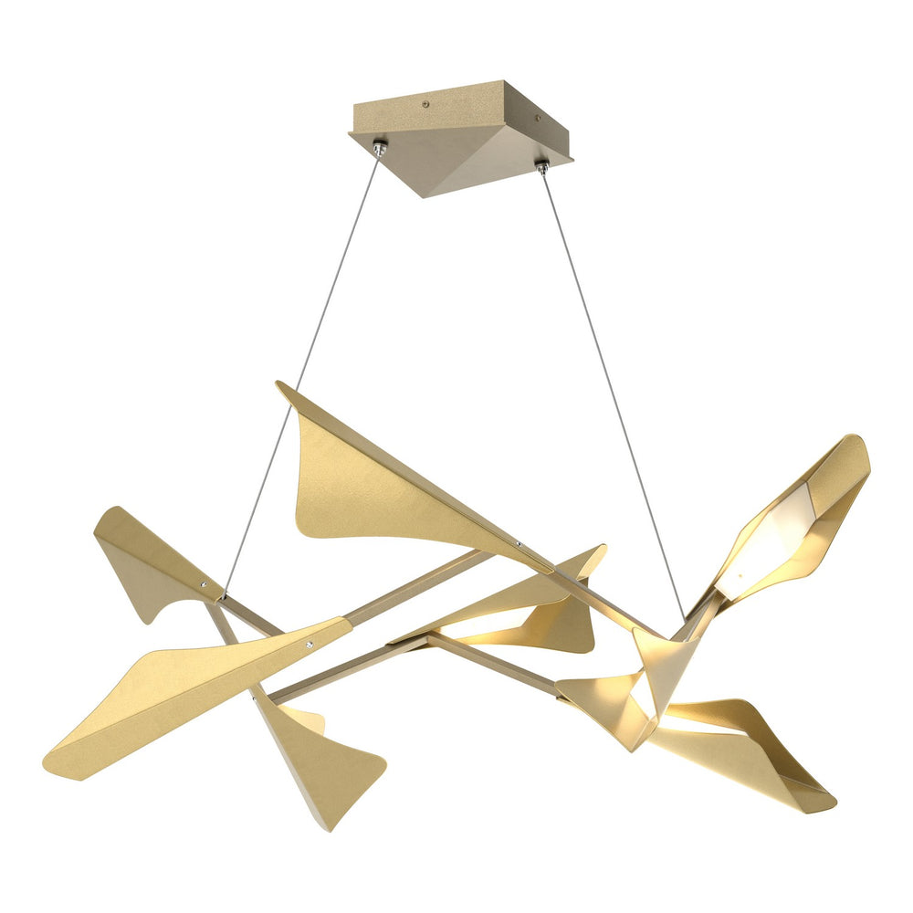 Hubbardton Forge - LED Pendant - Plume - Soft Gold- Union Lighting Luminaires Decor