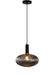 Bethel International Canada - One Light Pendant - Black & Antique Gold- Union Lighting Luminaires Decor