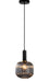Bethel International Canada - One Light Pendant - Black & Antique Gold- Union Lighting Luminaires Decor