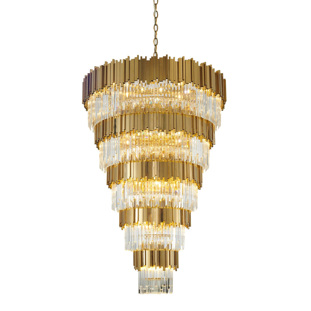 Bethel International Canada - 60 Light Chandelier - Shiny Gold- Union Lighting Luminaires Decor