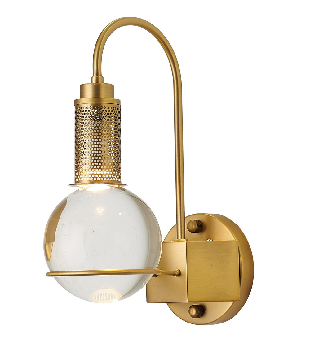 Bethel International Canada - One Light Wall Sconce - Antique Brass- Union Lighting Luminaires Decor