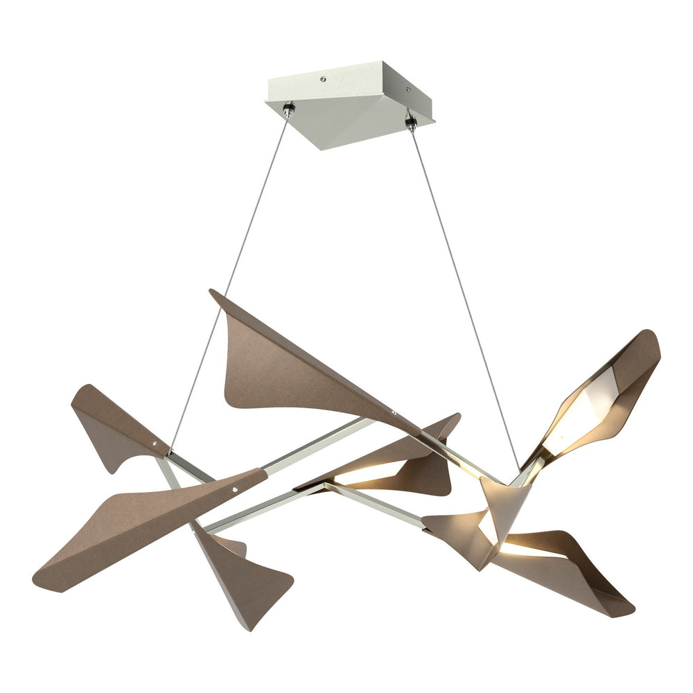Hubbardton Forge - LED Pendant - Plume - Sterling- Union Lighting Luminaires Decor