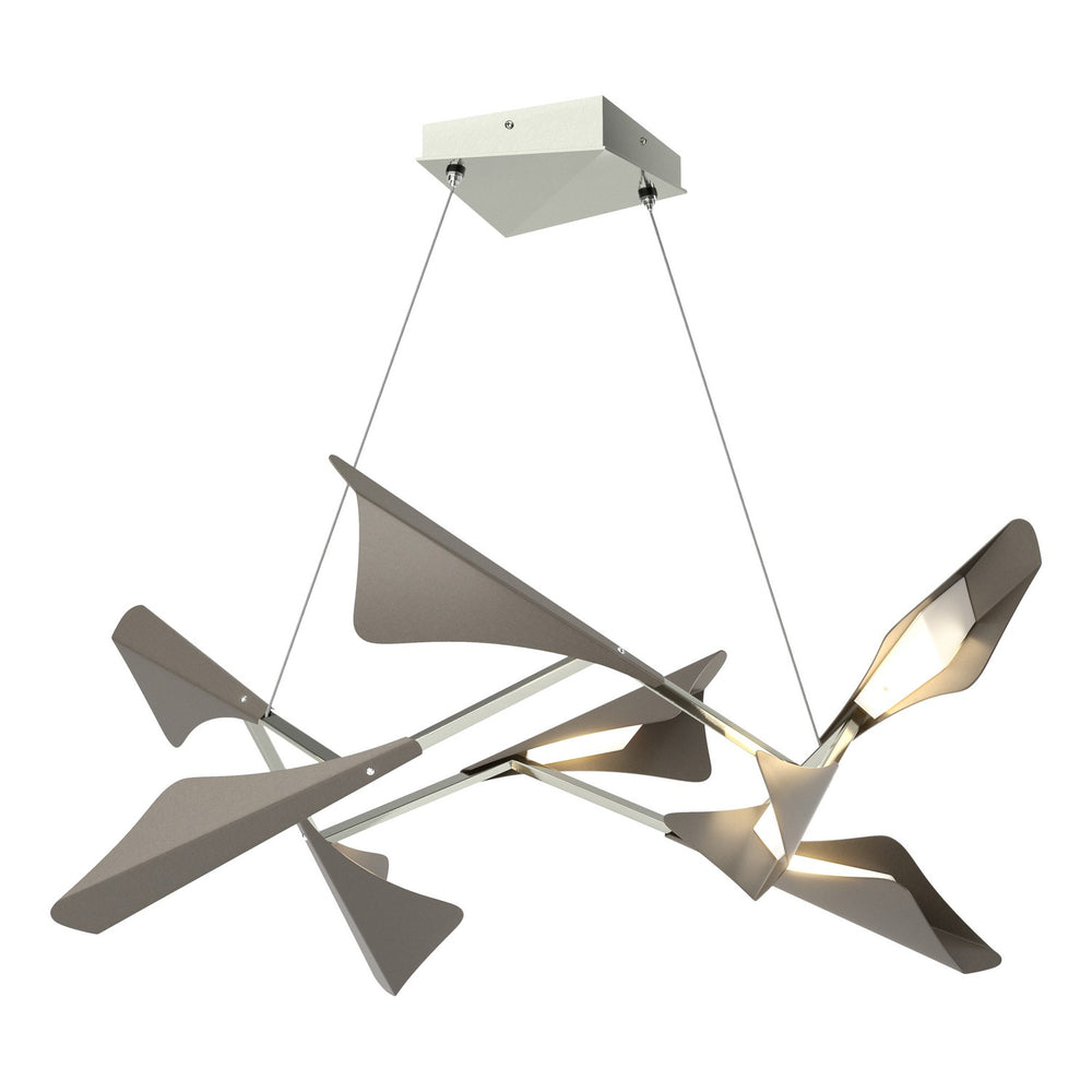 Hubbardton Forge - LED Pendant - Plume - Sterling- Union Lighting Luminaires Decor
