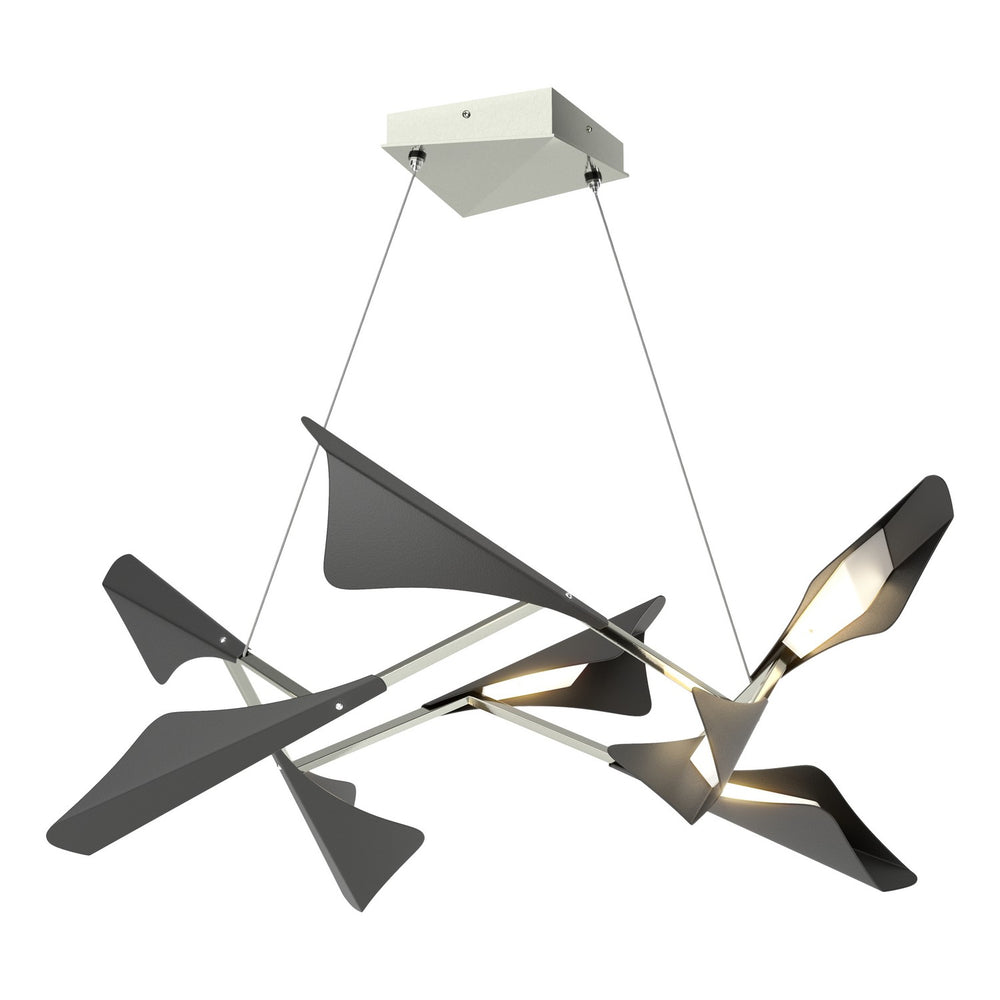 Hubbardton Forge - LED Pendant - Plume - Sterling- Union Lighting Luminaires Decor