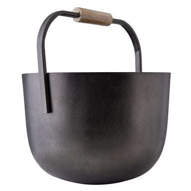 Arteriors - Firewood Basket - Vermeer - Blackened- Union Lighting Luminaires Decor