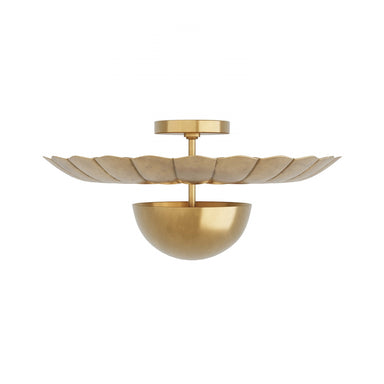 Arteriors - Two Light Flush Mount - Teresa - Antique Brass- Union Lighting Luminaires Decor