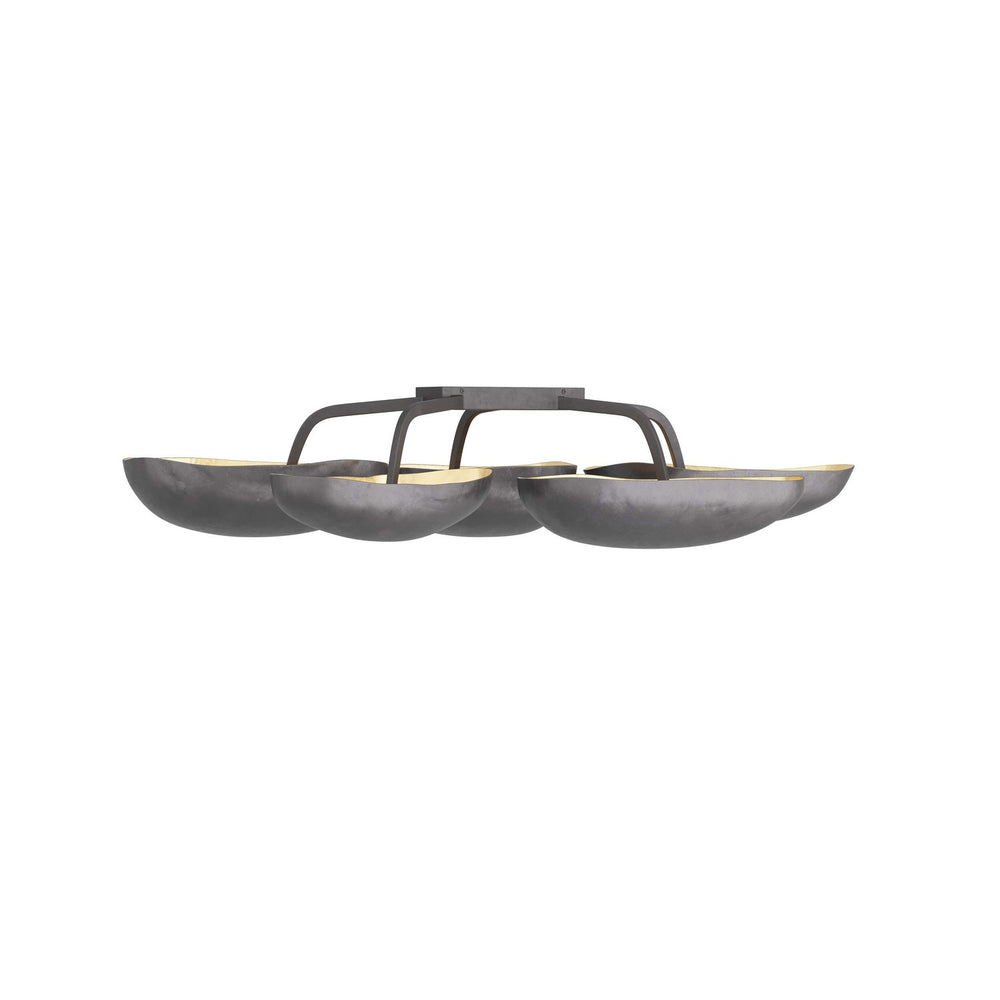Arteriors - 13 Light Flush Mount - Theo - Blackened Iron- Union Lighting Luminaires Decor