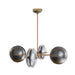 Arteriors - LED Chandelier - Whitney - Smoke Luster- Union Lighting Luminaires Decor