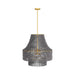Arteriors - Eight Light Chandelier - Hannie - Gray Wash- Union Lighting Luminaires Decor