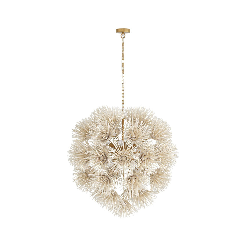 Arteriors - Eight Light Chandelier - Winona - Ivory- Union Lighting Luminaires Decor