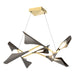 Hubbardton Forge - LED Pendant - Plume - Modern Brass- Union Lighting Luminaires Decor