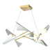 Hubbardton Forge - LED Pendant - Plume - Modern Brass- Union Lighting Luminaires Decor